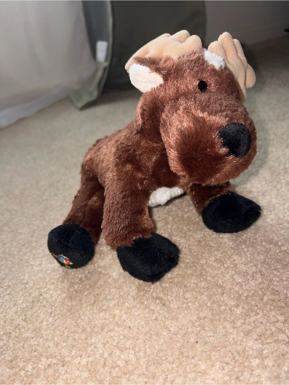 VINTAGE WEBKINZ REINDEER GANZ 8” CHRISTMAS PLUSH
